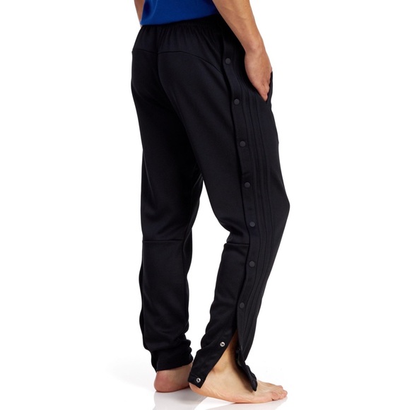 NWT ADIDAS Mens Black ID Snap Track Tear Away Pants Br3286 - Picture 2 of 9
